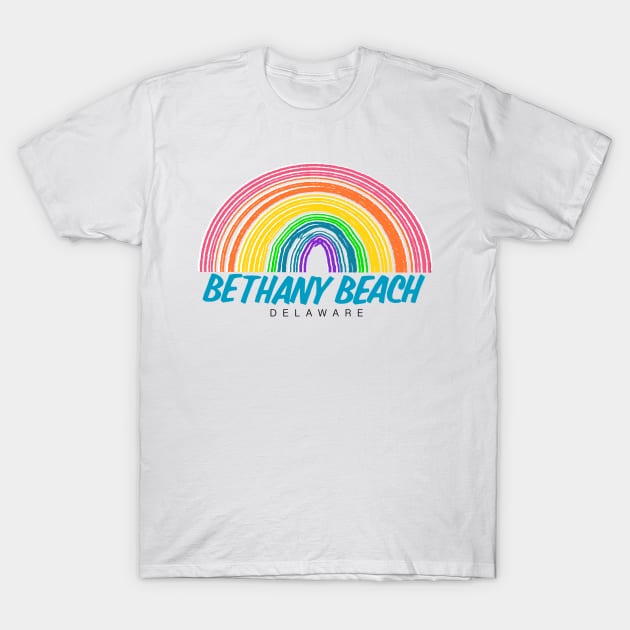 Bethany Beach Rainbow T-Shirt by BETHANY BEACH